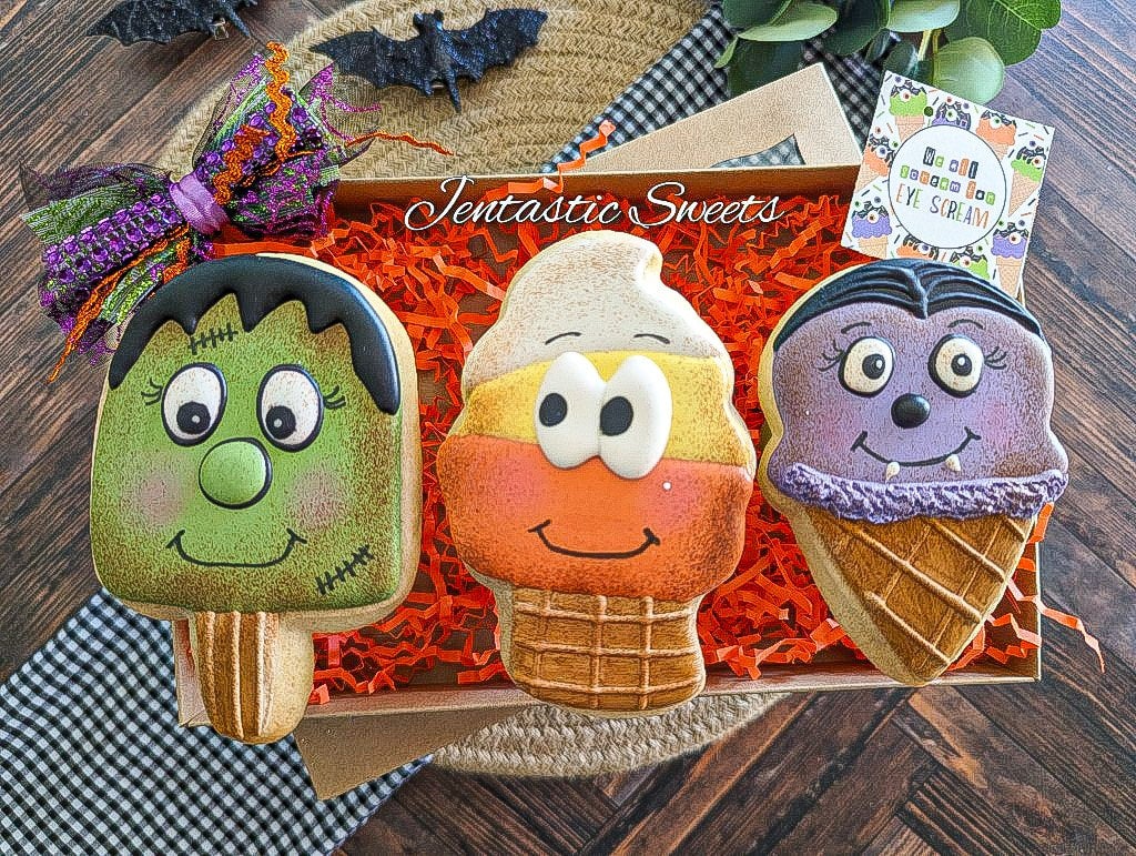 Halloween 2023 - Eye Scream Cookie Trio Gift Set | Jentastic Sweets